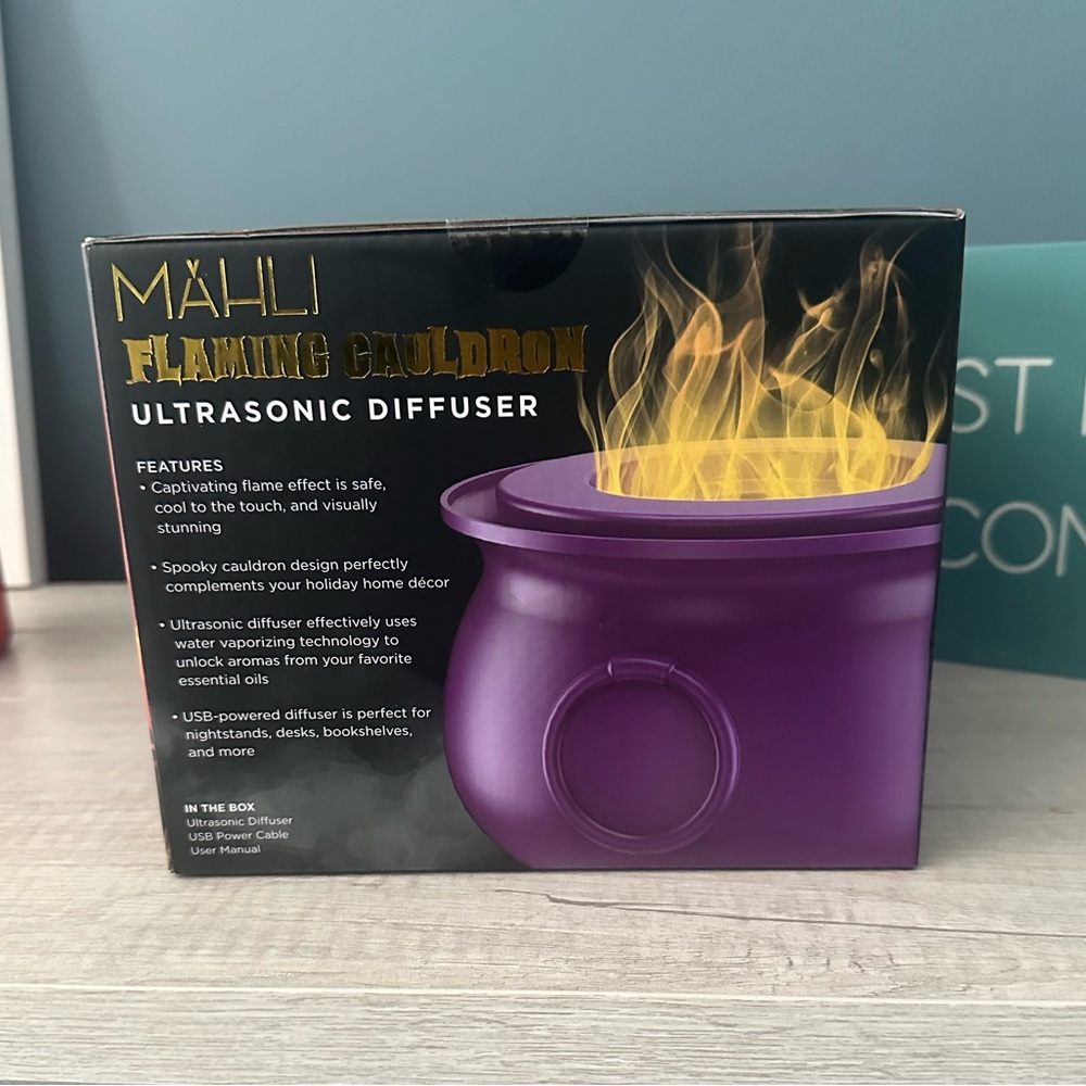 Mahli Flaming Purple Cauldron Aroma Diffuser